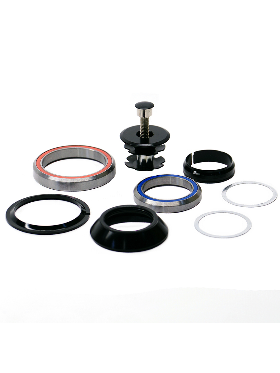 Рулевая колонка FEIMN FP-H869 T 1-1/8"28.6/41.8-52/39.8, промподшипник, черная, упаковка MFH-3