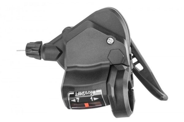 Шифтер/манетка правый Microshift TS38-7R 7-ми скор. с тросом 2050 мм, арт. 590109